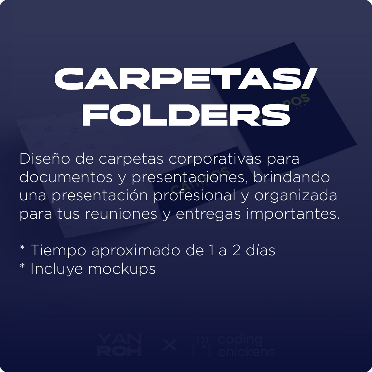 Carpetas/Folders