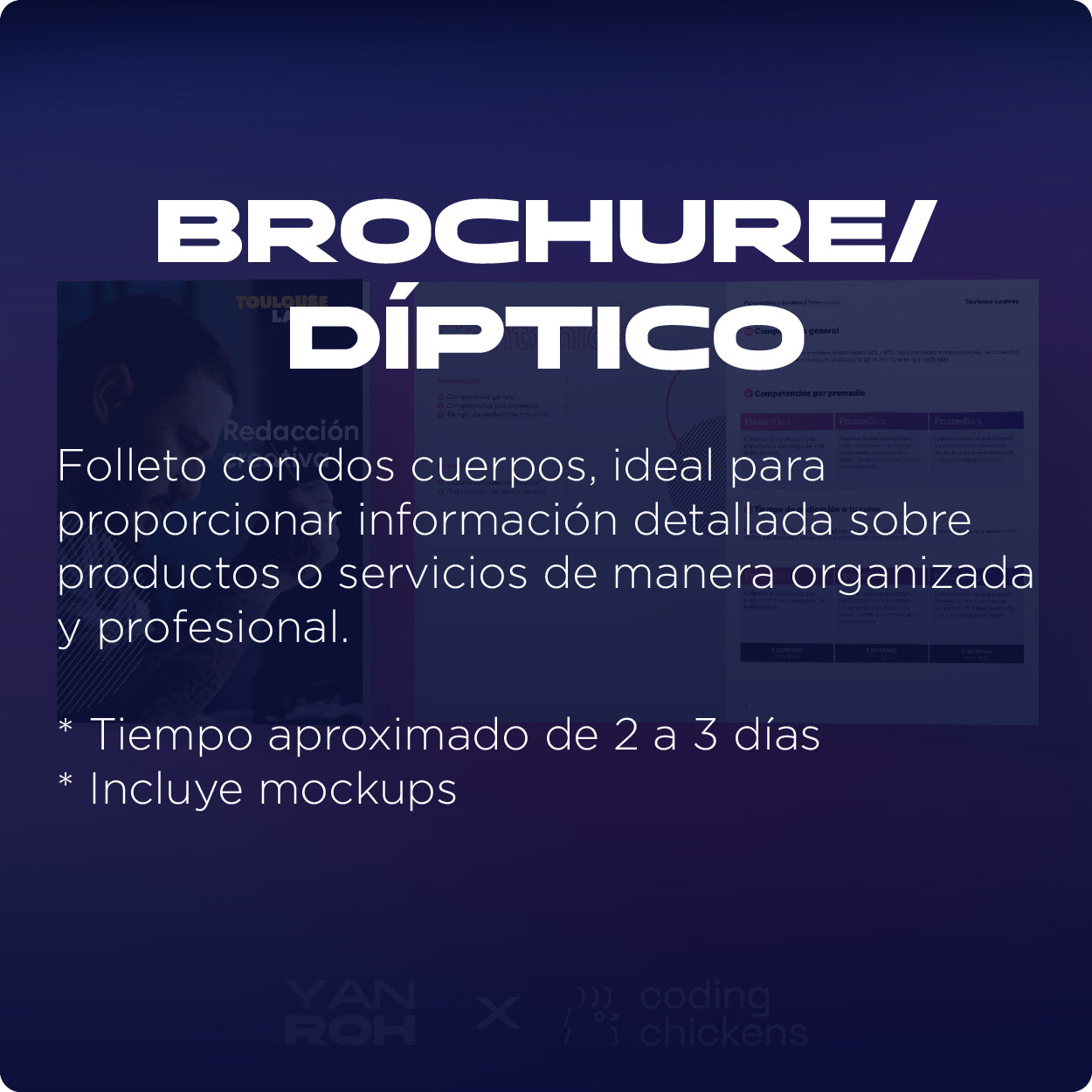 Brochure/Díptico