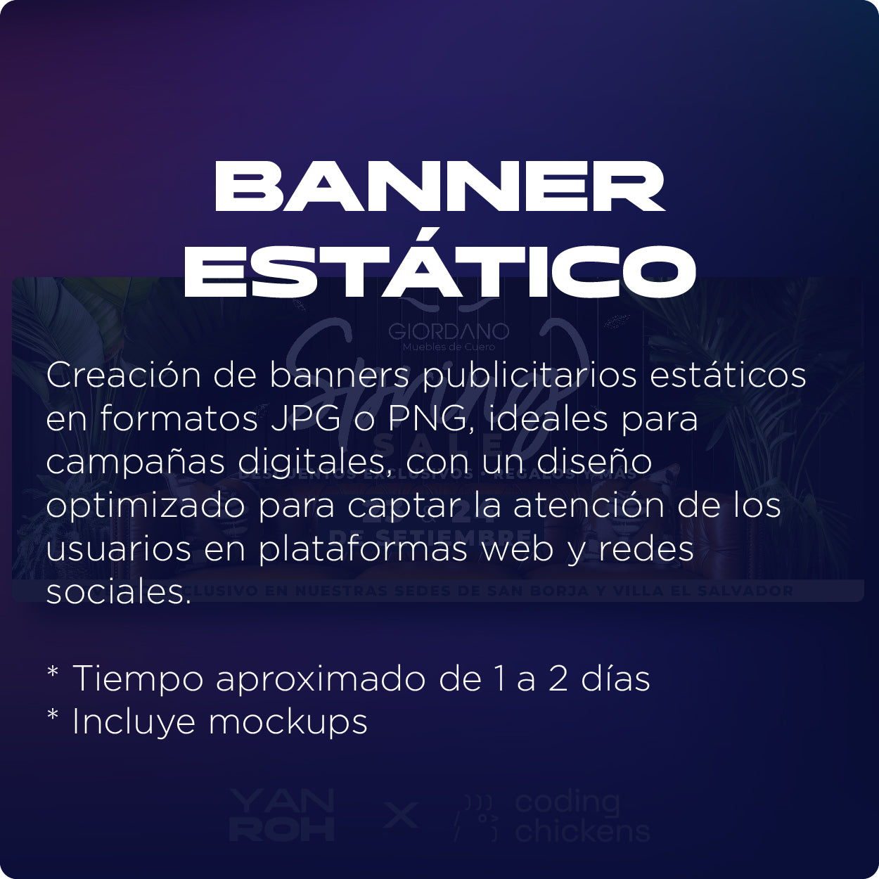 Banner Estático