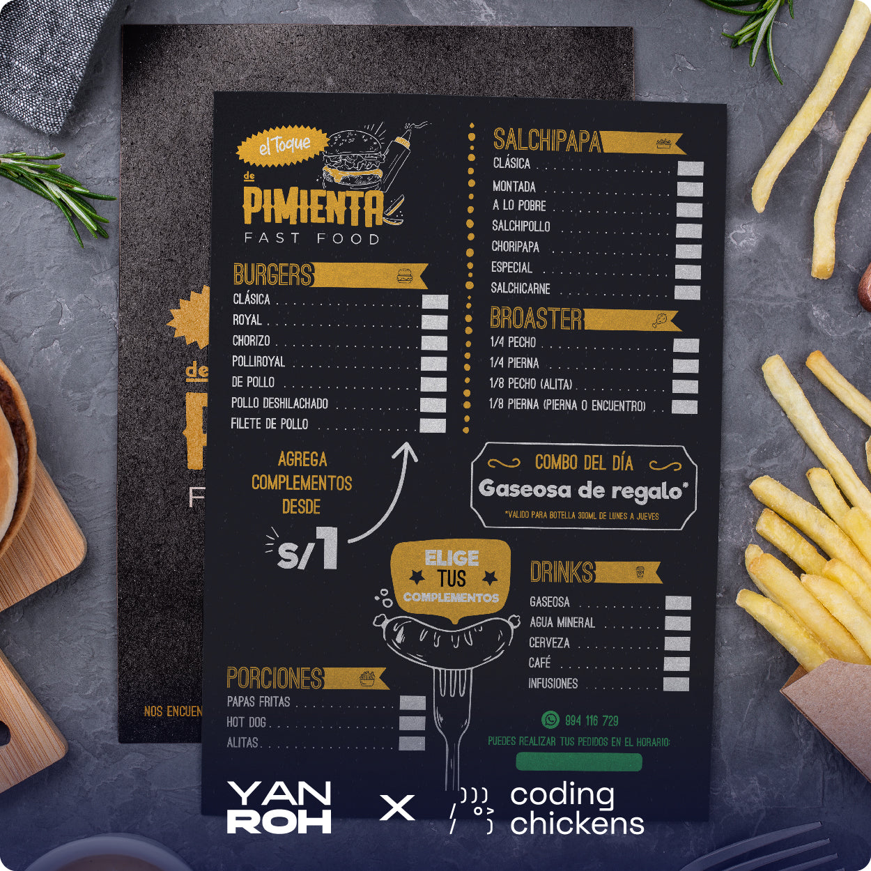 Carta de Restaurante