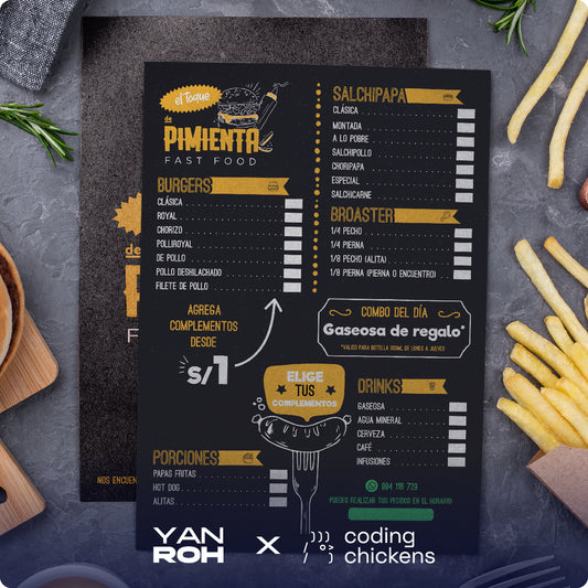 Carta de Restaurante